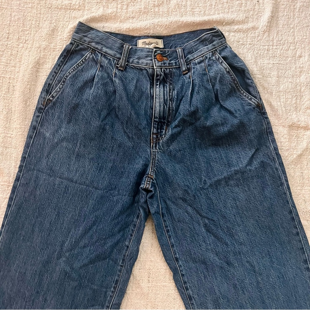 Madewell The Harlow Baggy Straight Wide-Leg Jean in Fairson Wash - Picture 3 of 6